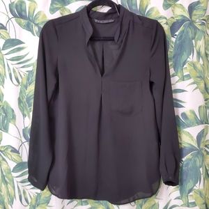 Zara Basic Sheer Top